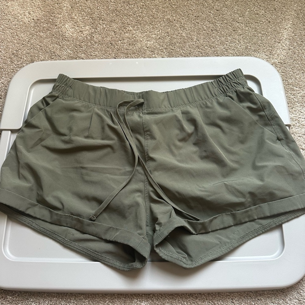 ZYIA Sage Green Athletic Summer Shorts